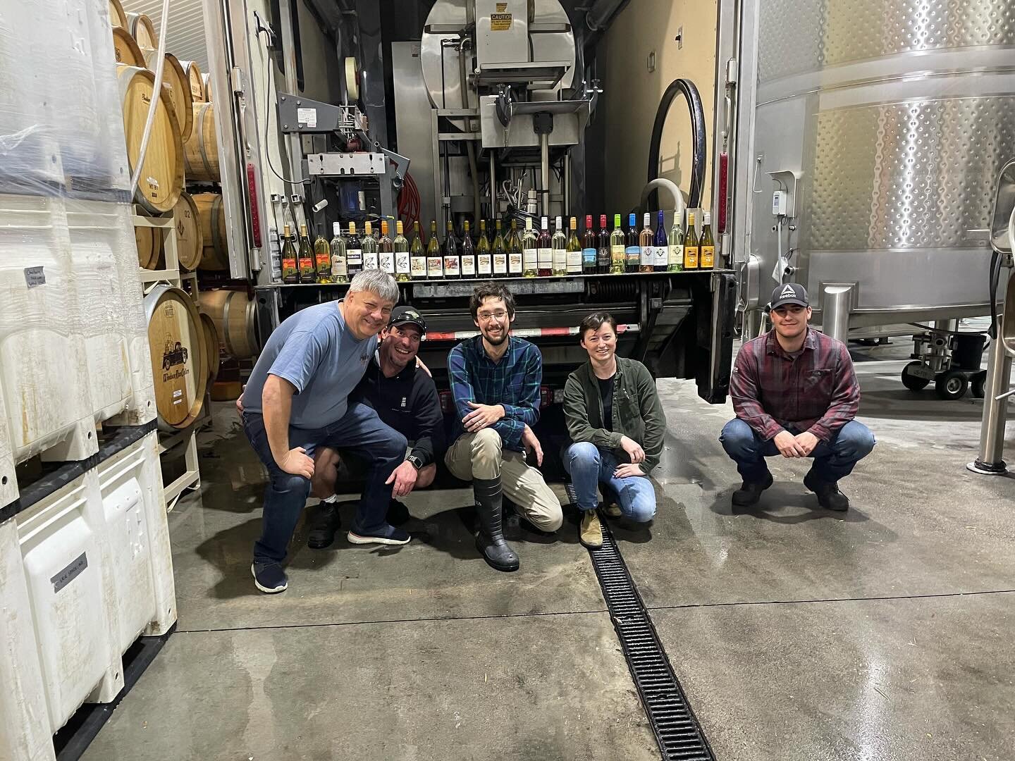 Another big bottling in the books! We make some great wine for vineyards across the state and are excited to share these new vintages with you 🍷🌟🏆

#ncwine 
#visitnc 
#yadkinvalley