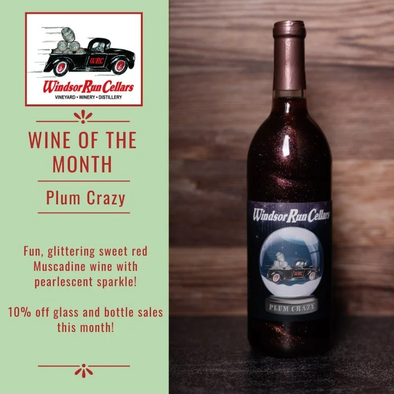 Sweet, fruity, and full of sparkle.

Made from Noble Muscadine, Plum Crazy is a fun, festive wine with a Southern twist &mdash; and just enough edible glitter to light up your glass. (Yes, it&rsquo;s FDA-approved mica-based pearlescent.)

Easy to sip