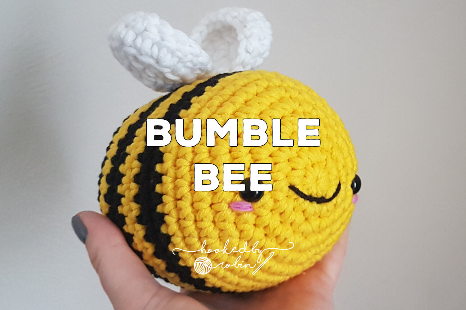 Crochet the Amigurumi TikTok Bee — Hooked by Robin