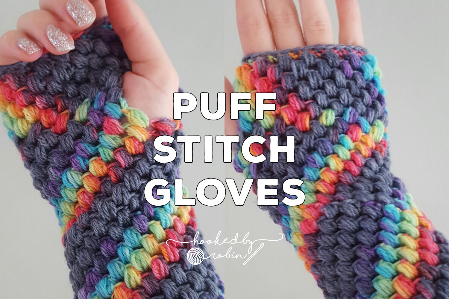 Crochet Fingerless Gloves with Shell Stitch / Beginner Friendly Tutorials 
