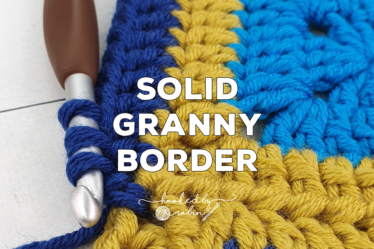 Crochet Colour Work Granny Squares — Hooked by Robin