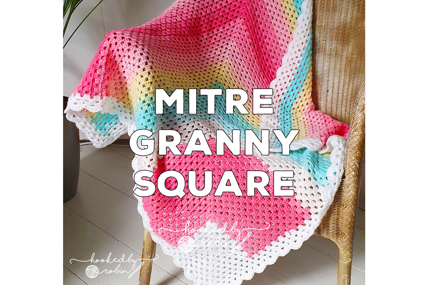 Crochet Colour Work Granny Squares — Hooked by Robin