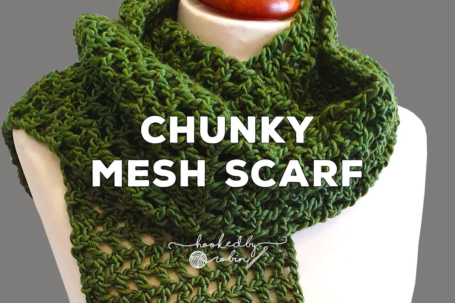 mesh crochet scarf pattern