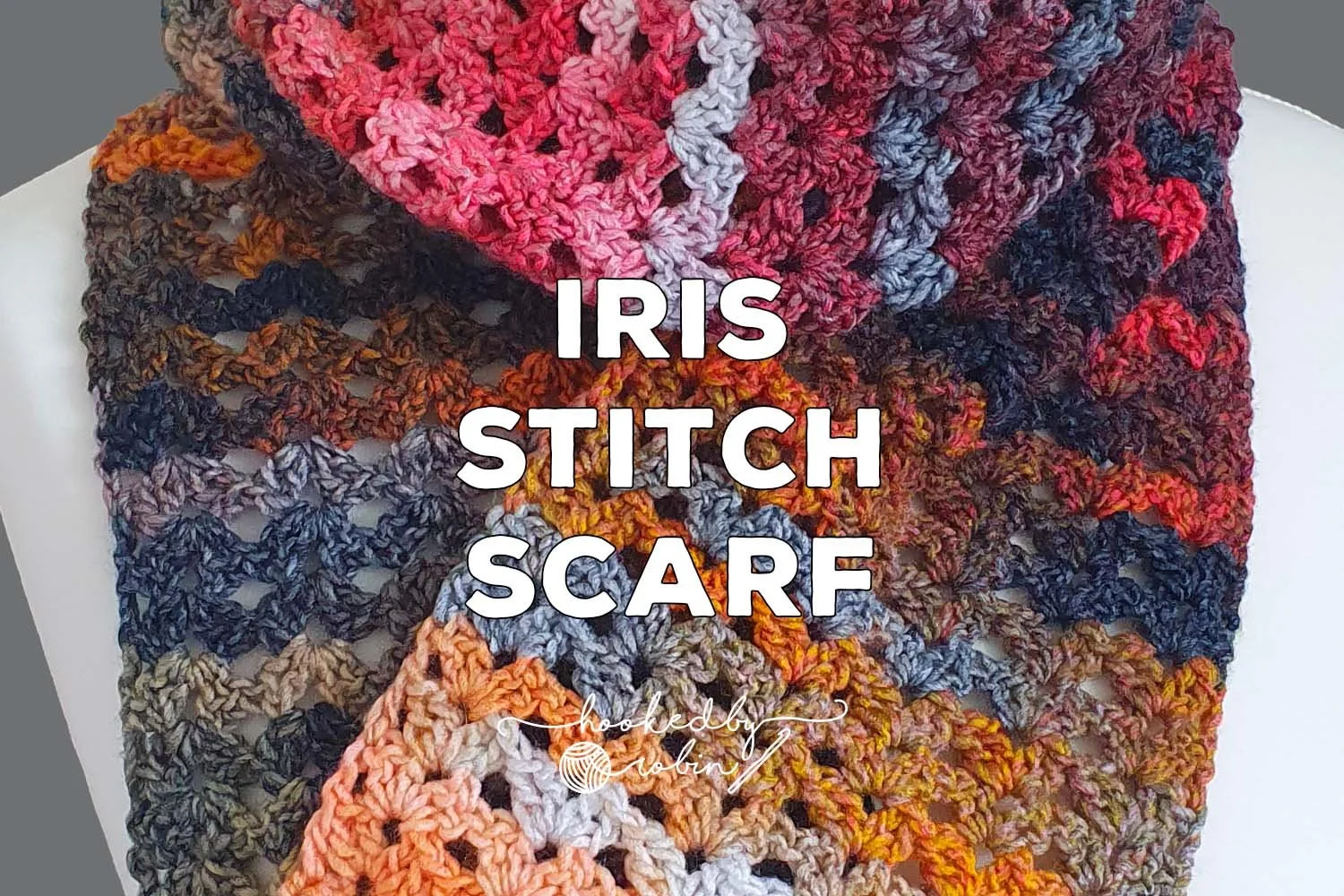 Crochet Iris Stitch Scarf [Free Video Tutorial &amp; Written Pattern!]