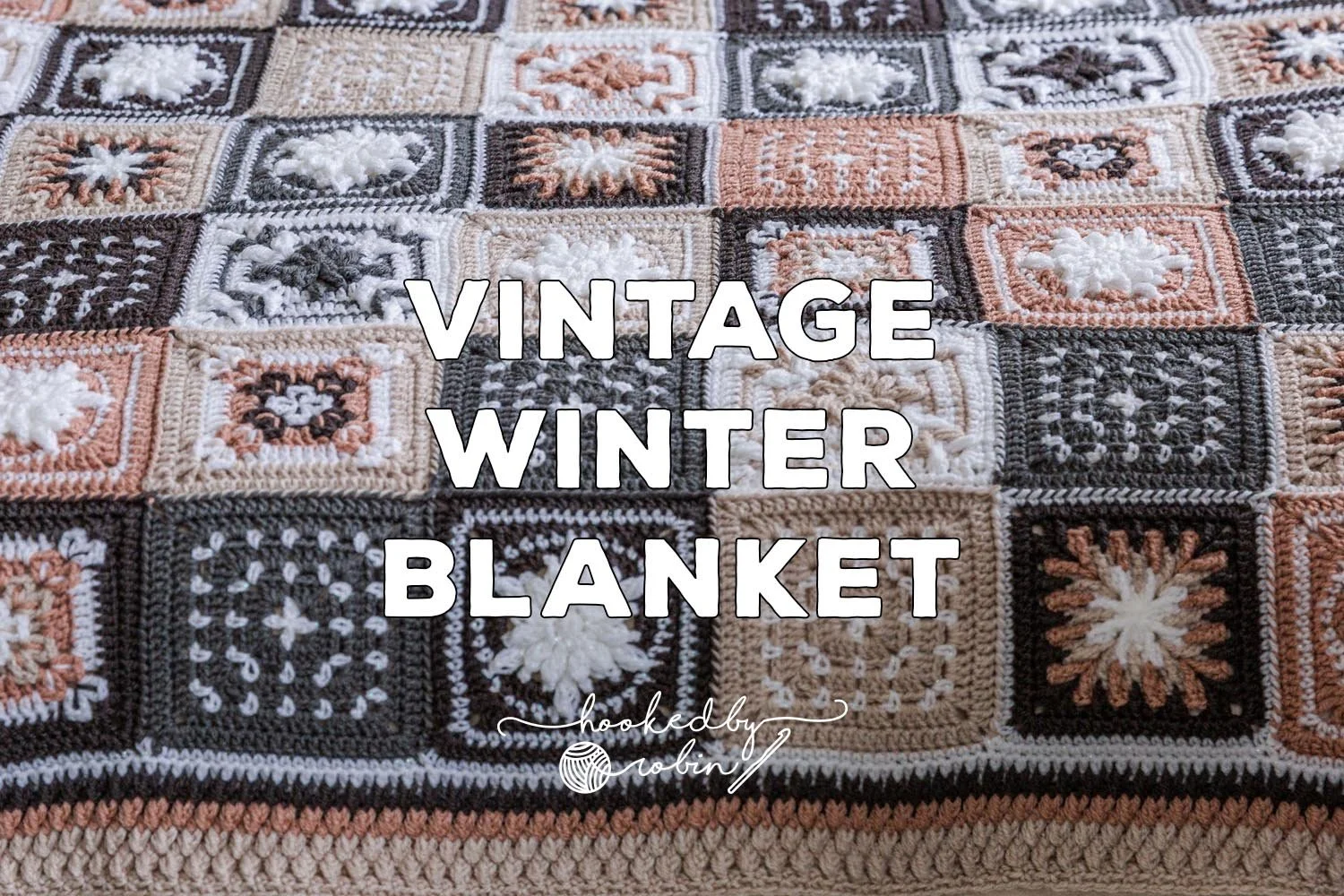 Vintage Winter Blanket CAL [FREE Crochet Along with Video Tutorials!]