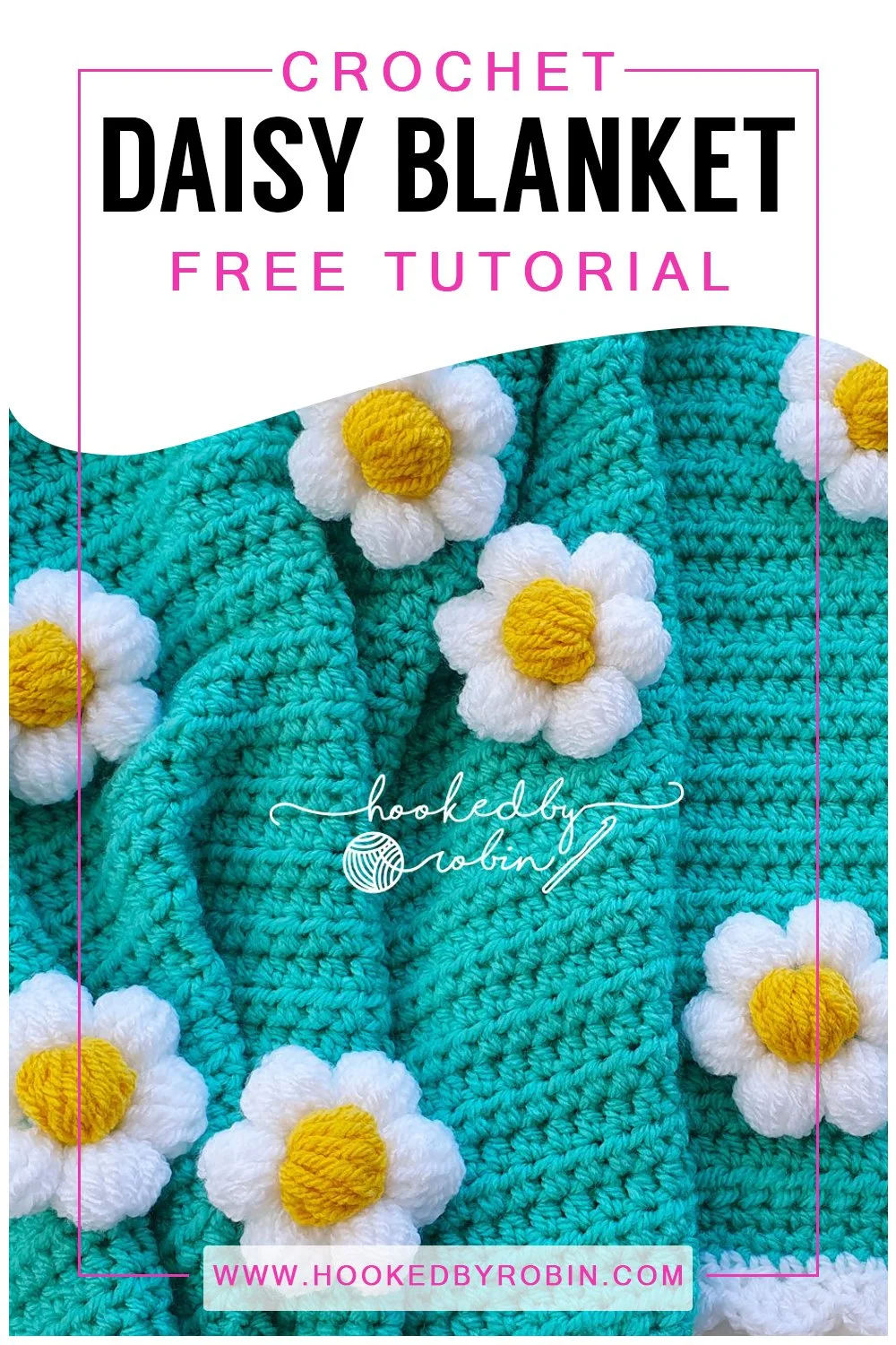 Crochet Daisy Blanket [Free Video Tutorial & Written Pattern!] — Hooked ...