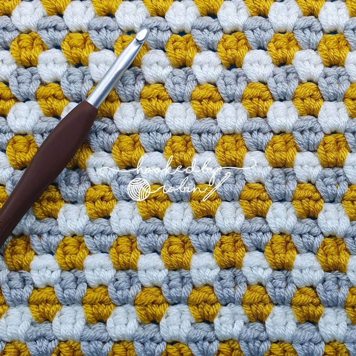 Crochet Modified Moss Stitch [Free Video Tutorial & Written Pattern ...
