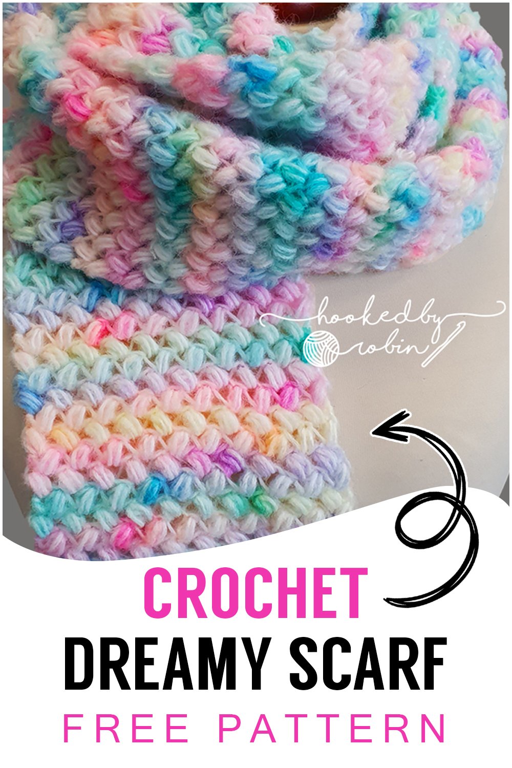 Crochet Dreamy Scarf [Free Video Tutorial & Written Pattern!] — Hooked ...