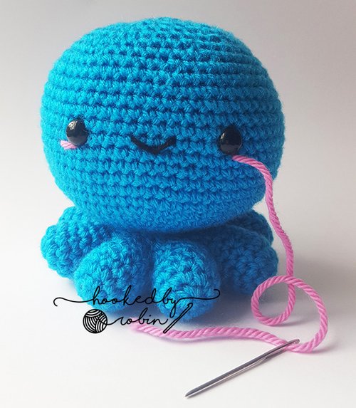 Amigurumi Crochet Octopus Pattern — Hooked by Robin