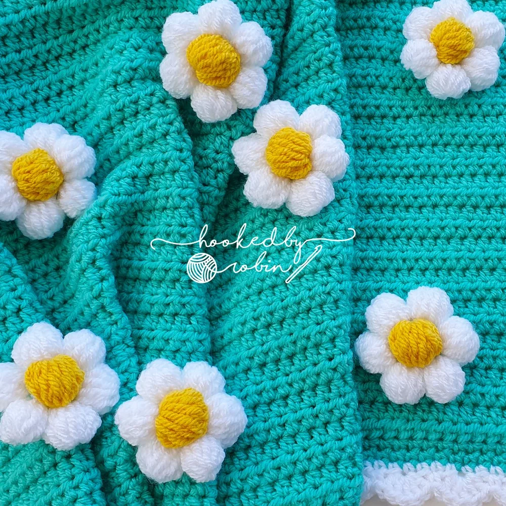 Crochet Daisy Blanket [Free Video Tutorial & Written Pattern!] — Hooked