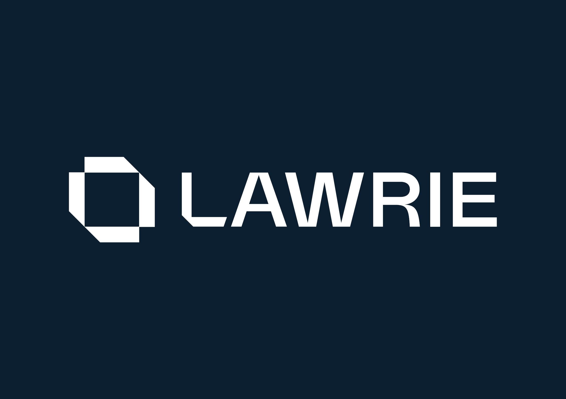 Lawrie Logo (white on blue) 2.JPG