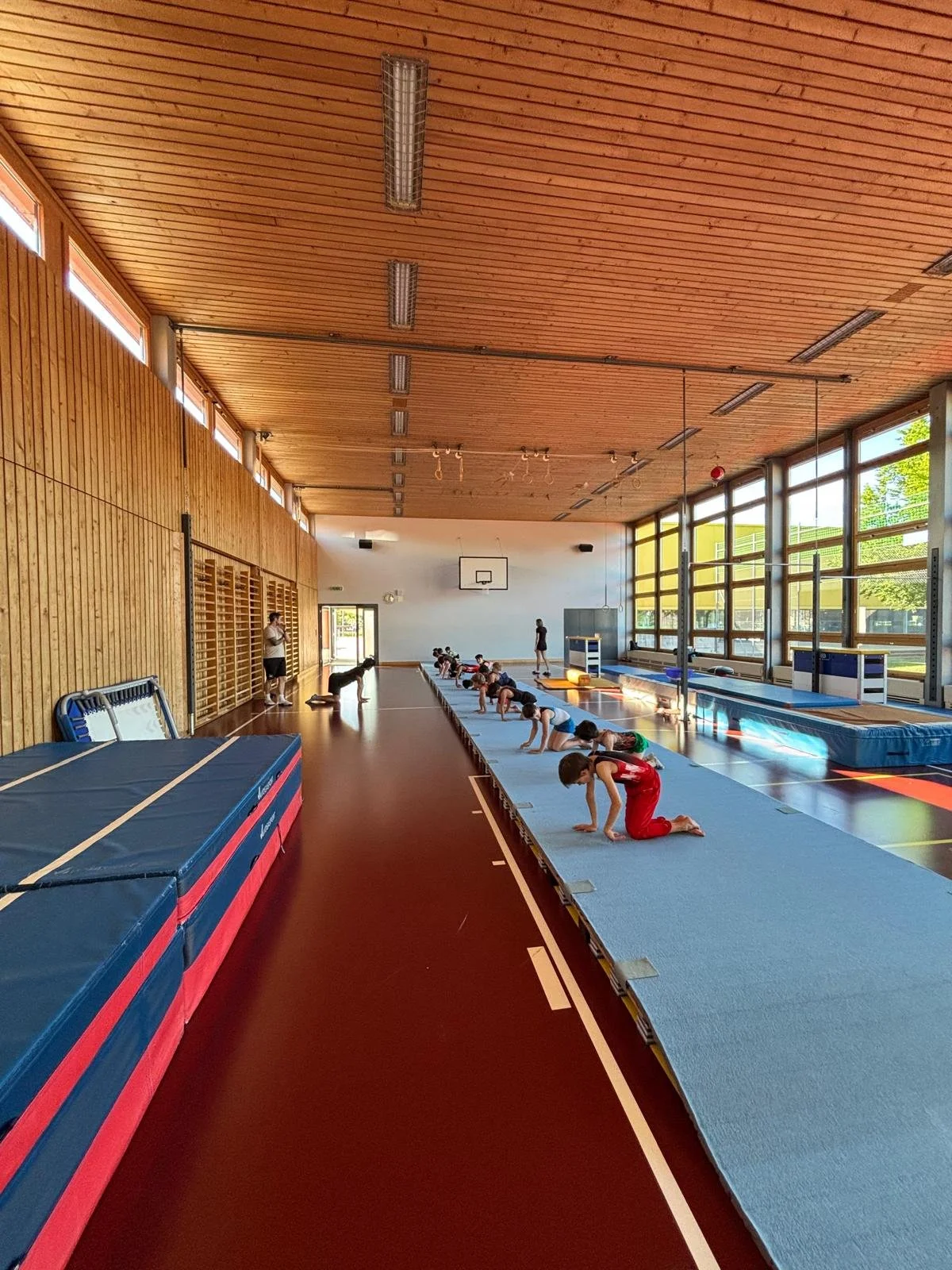 Trainingsbetrieb in der Ebni-Halle