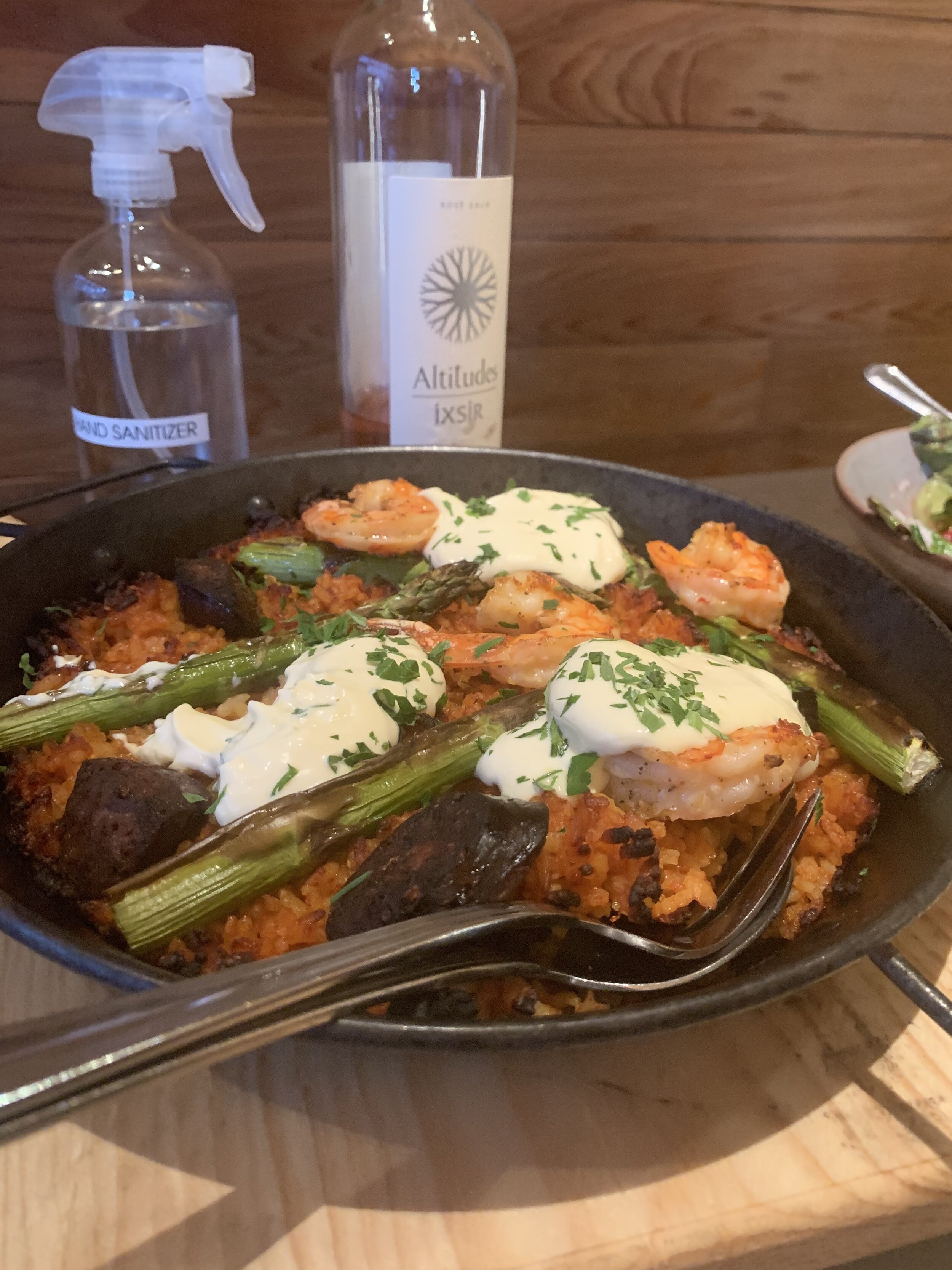 Dinner in a Restaurant