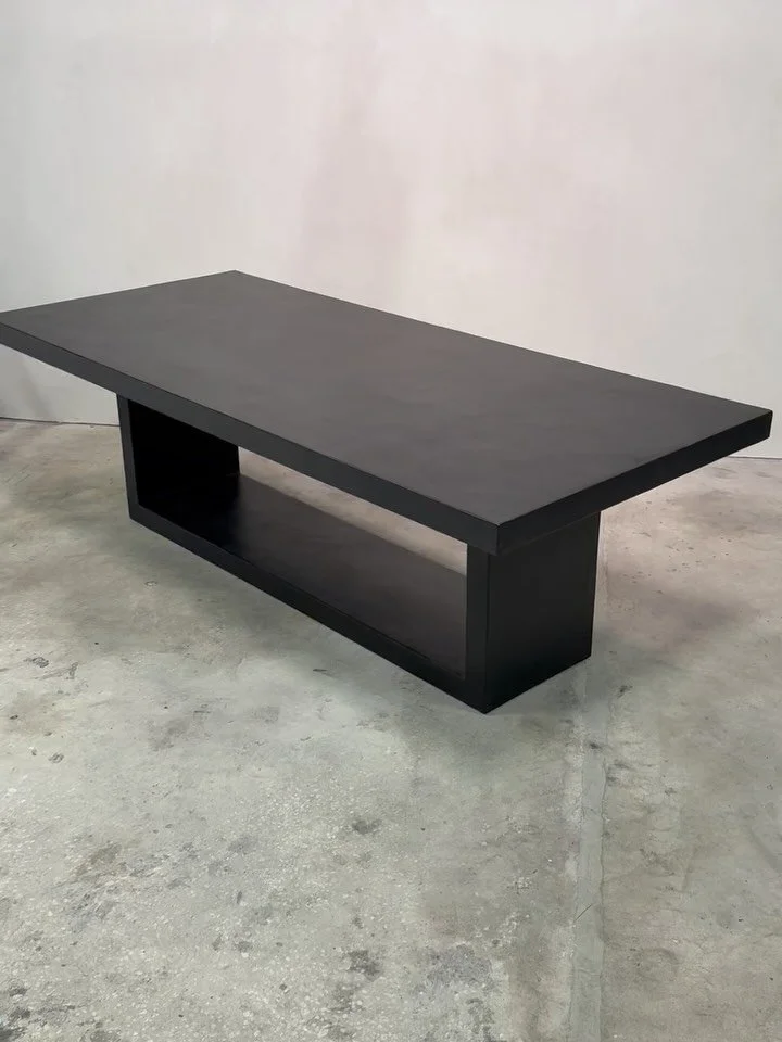 Check out the lines of our new Open Plinth Dining Table⚡️#customtable #diningtable #concretediningtable #concretetable #diningtables #table #plastertable #customfurniture #customdesign #interiordesign #stogsconcretedesign #madeinflorida #shipsnationw