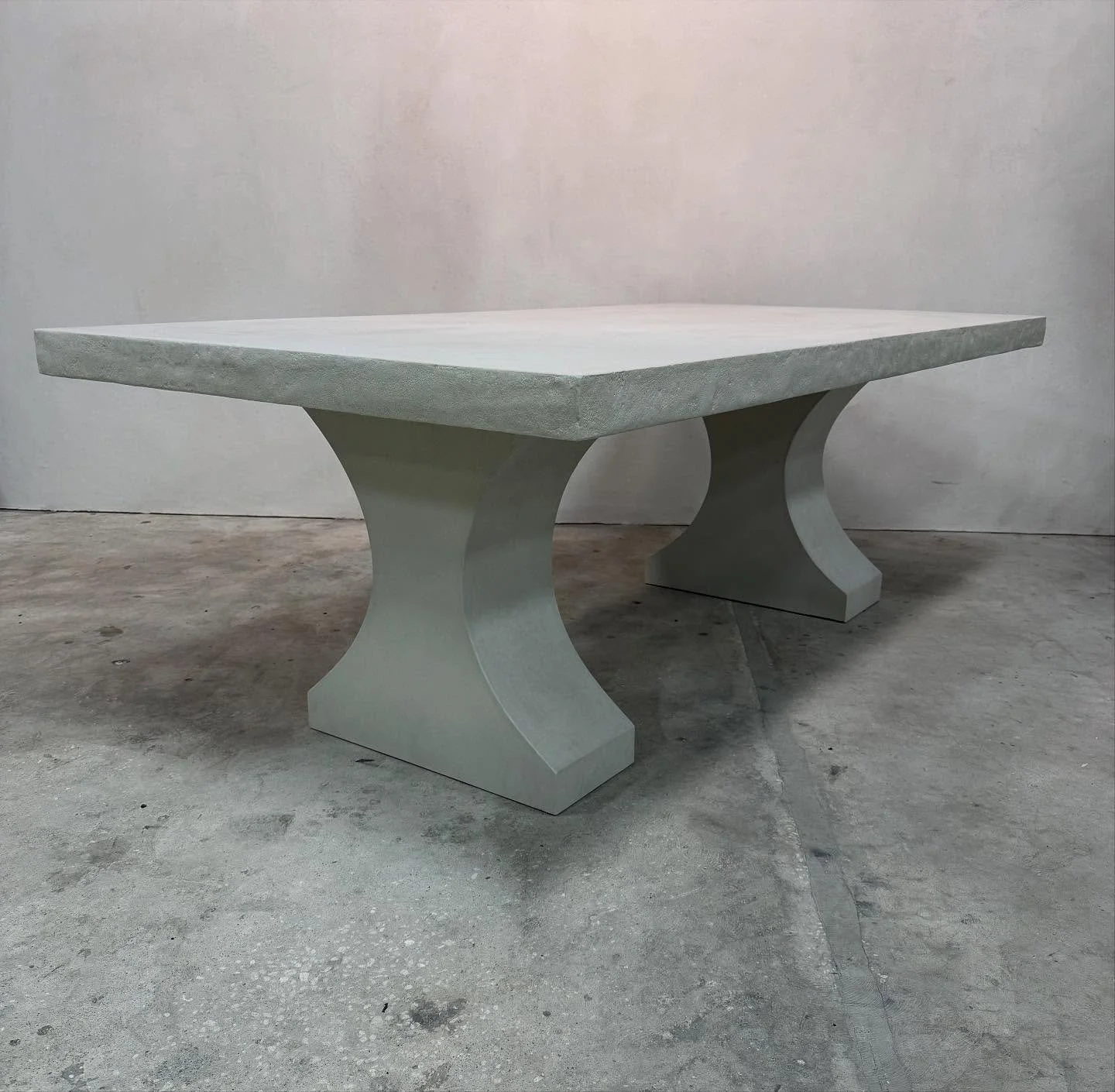 Your dream dining table starts here-message us to design yours #customtable #diningtable #concretediningtable #concretetable #diningtables #table #trestletable #plastertable #chislededge #handmade #customfurniture #customdesigns #interiordesign #stog