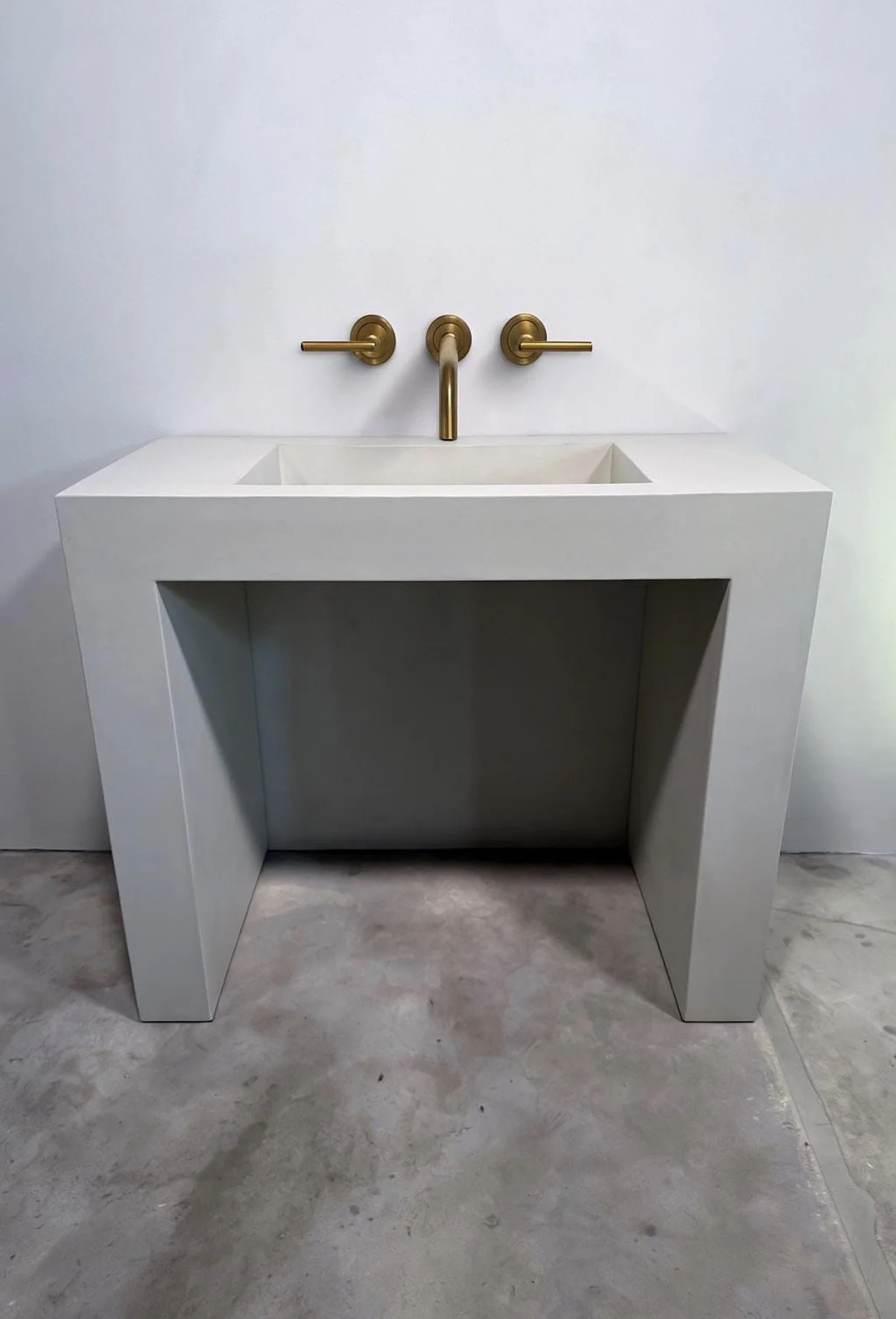 Waterfall Double or Single Concrete Vanity