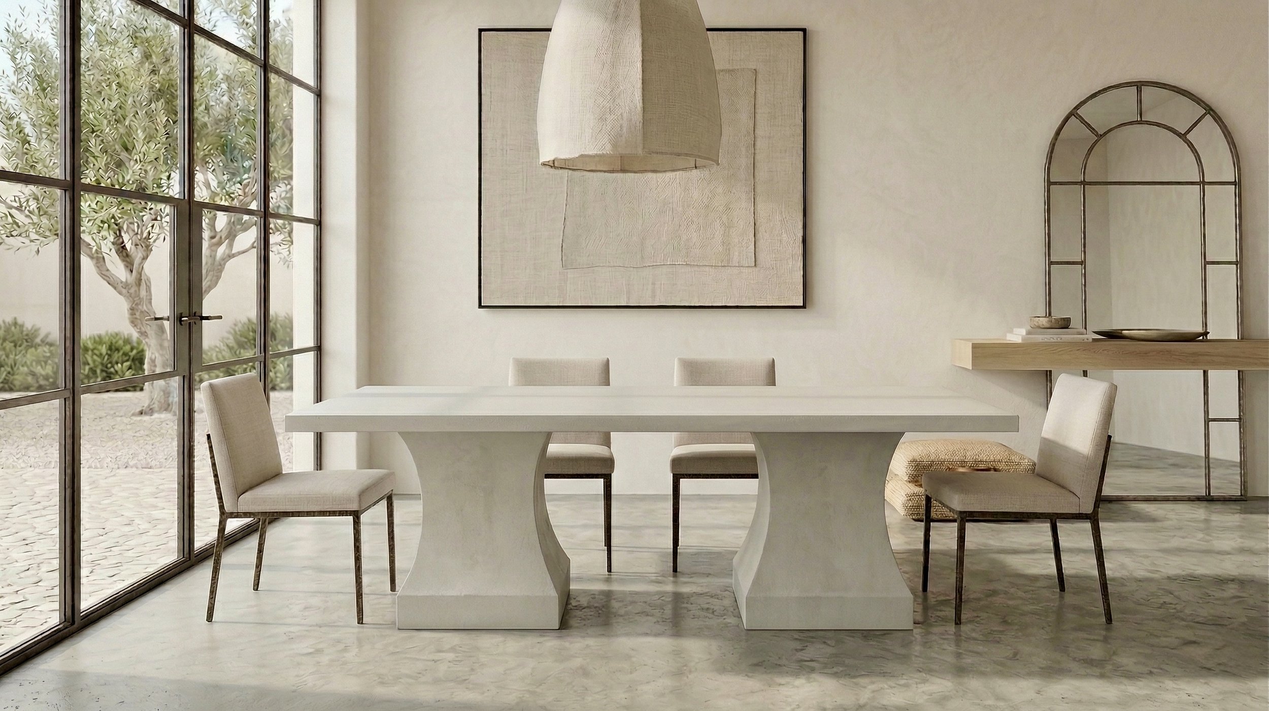 Pedestal Dining Table