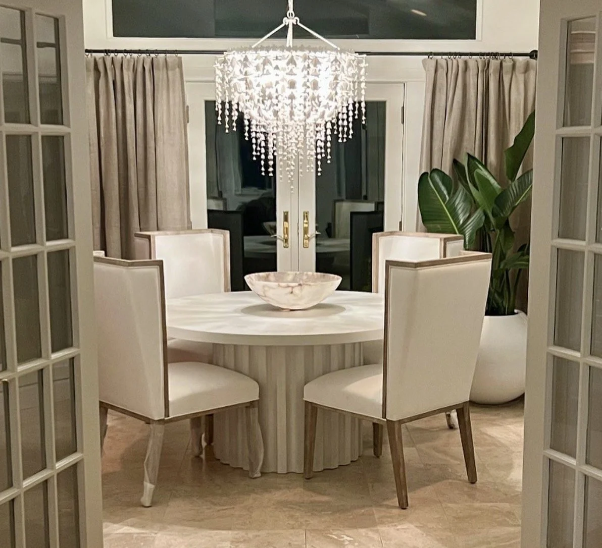 Column Concrete Dining Table