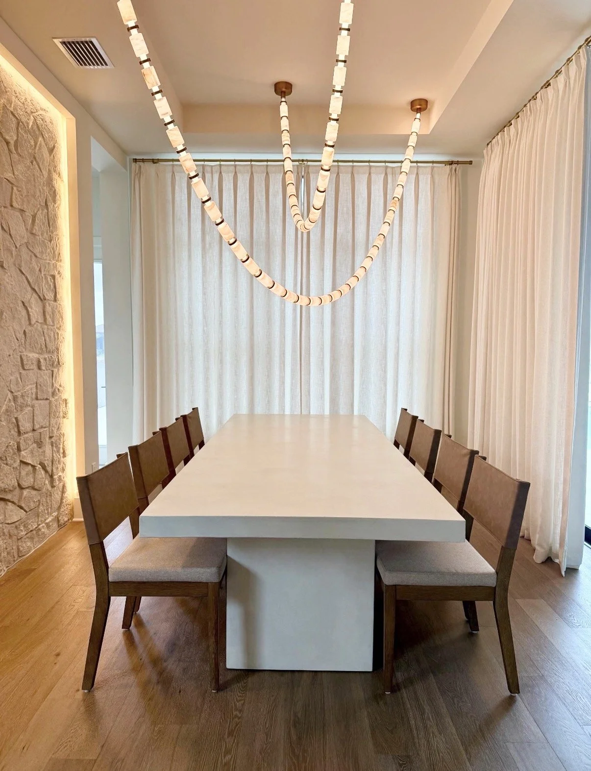 Slab Concrete Dining Table