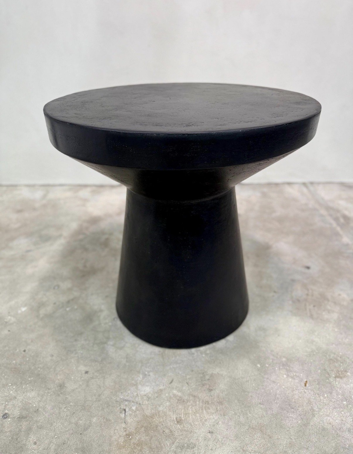 Concrete Side Table |  Hand Troweled End Table | Modern Concrete Stool