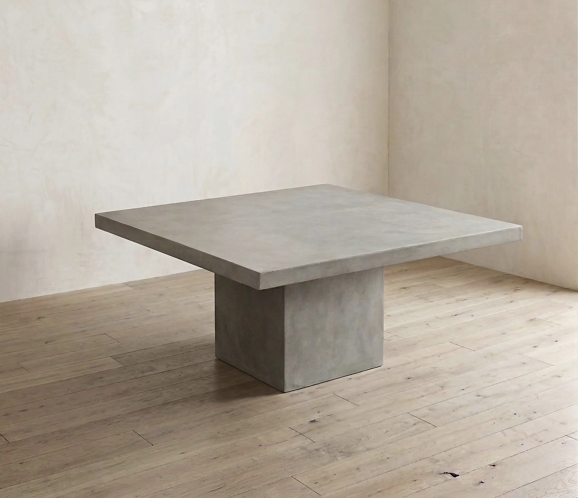 Square Concrete Dining Table