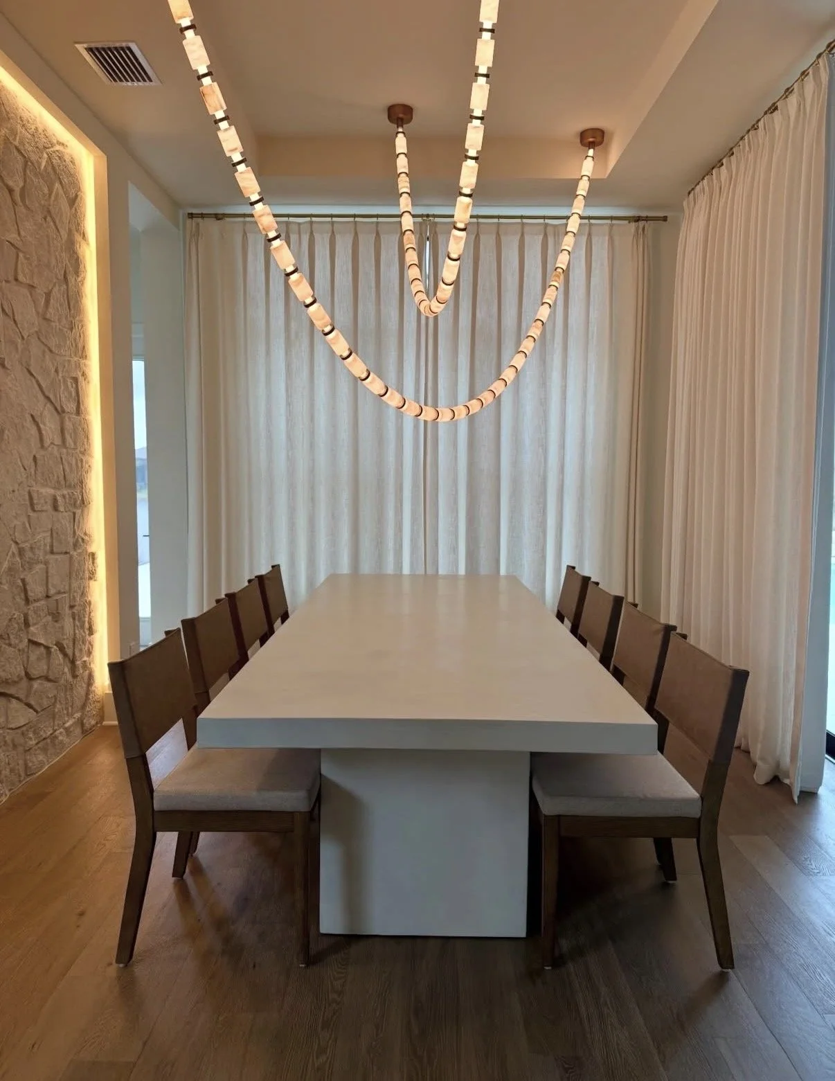 Slab Concrete Dining Table