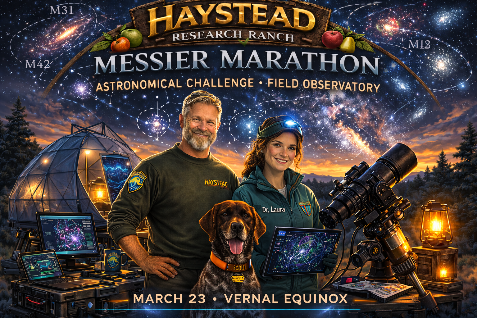 🔭 HAYSTEAD MESSIER MARATHON MONDAY