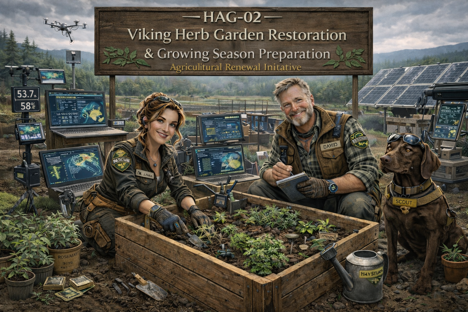 HAG-02 Viking Herb Garden Restoration