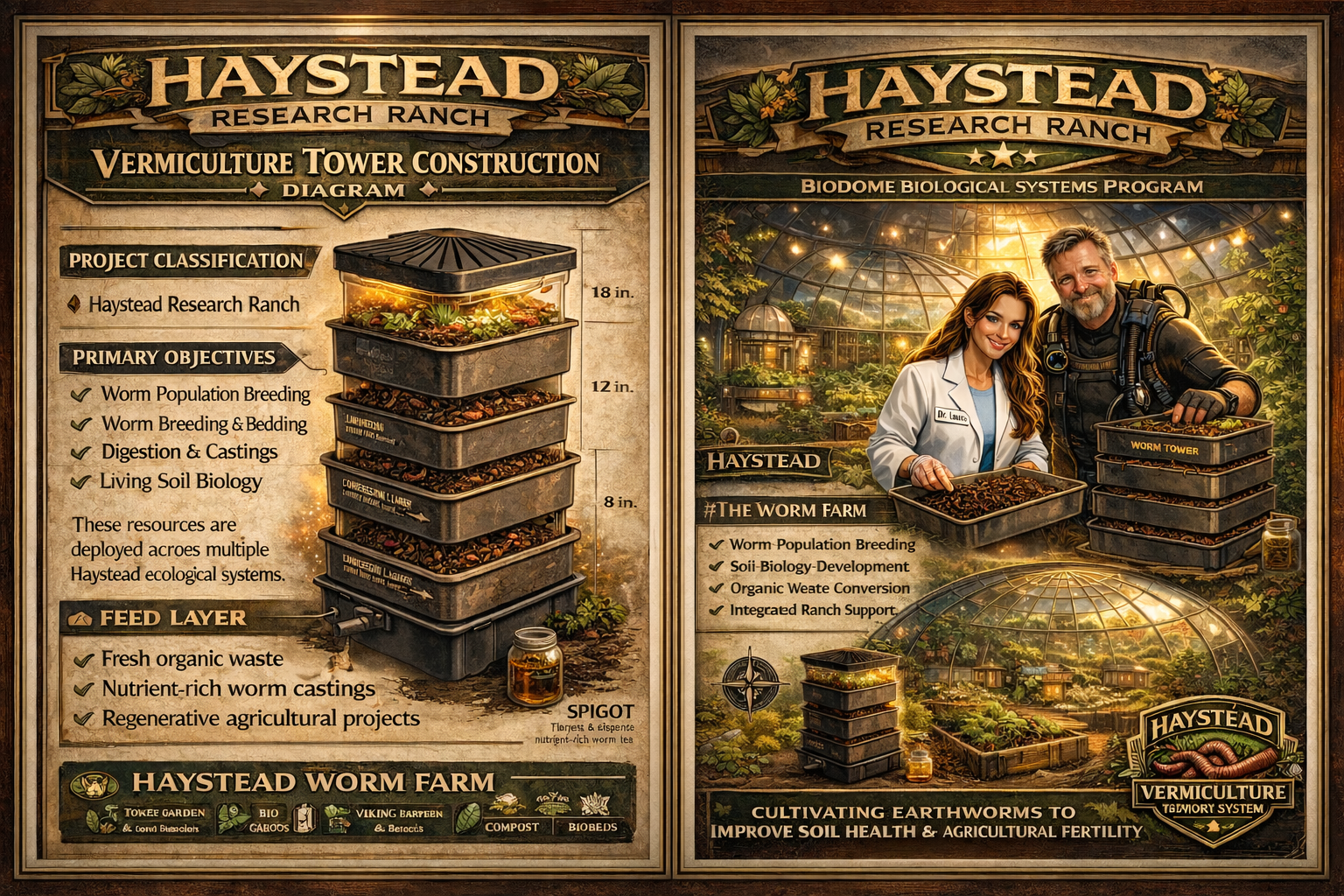 Vermiculture Tower Build