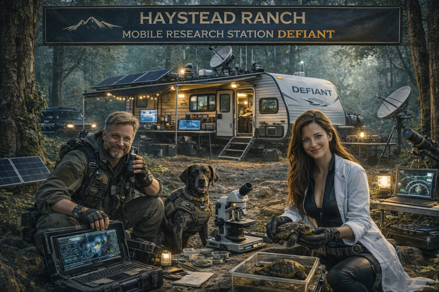 🌲  MOBILE RESEARCH STATION “DEFIANT” - Spring set up 