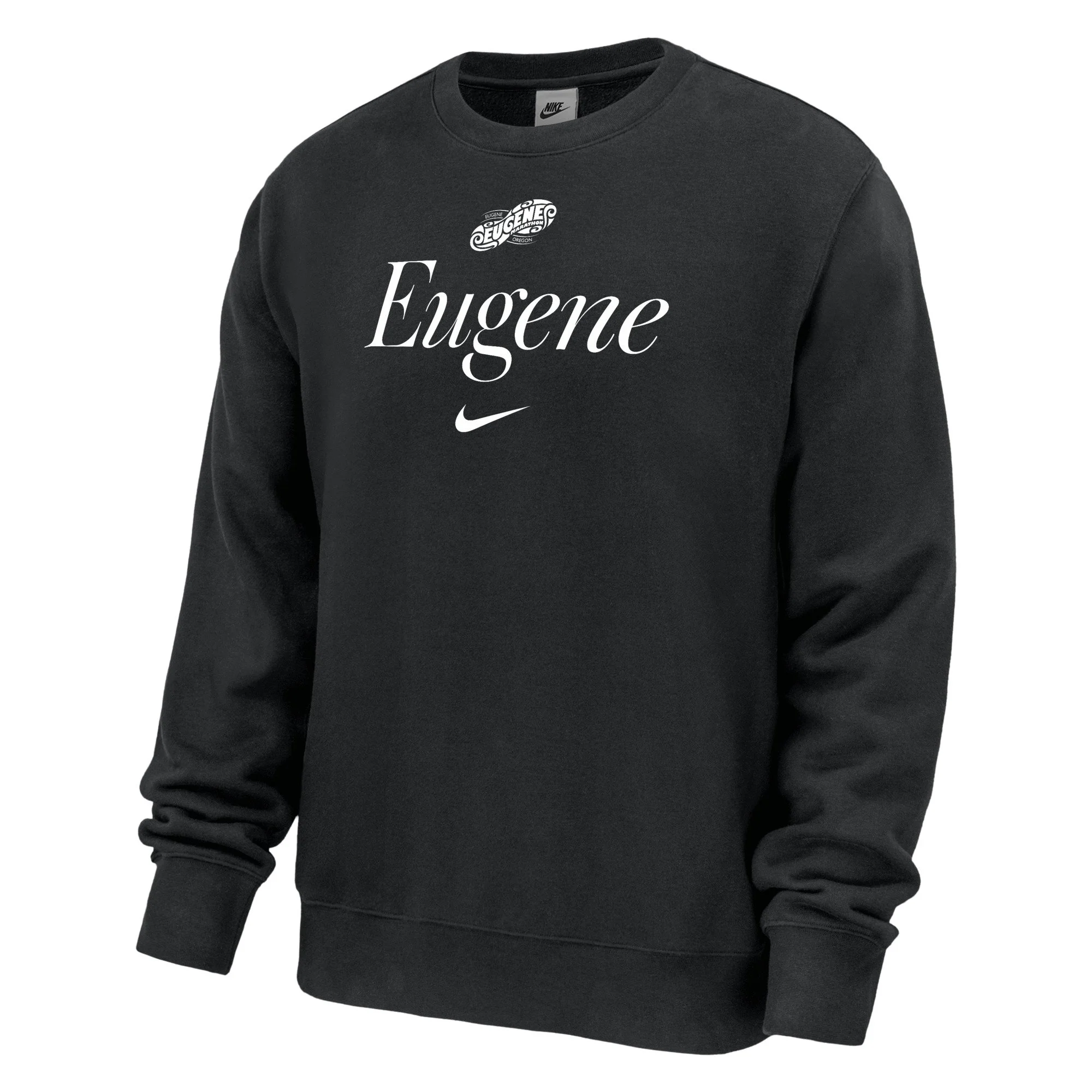Men's Nike Black Club Fleece Crew