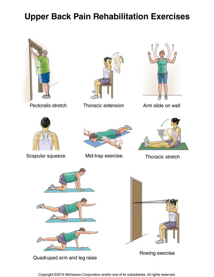 back pain - Upper and Lower Back Pain Relief Exercises