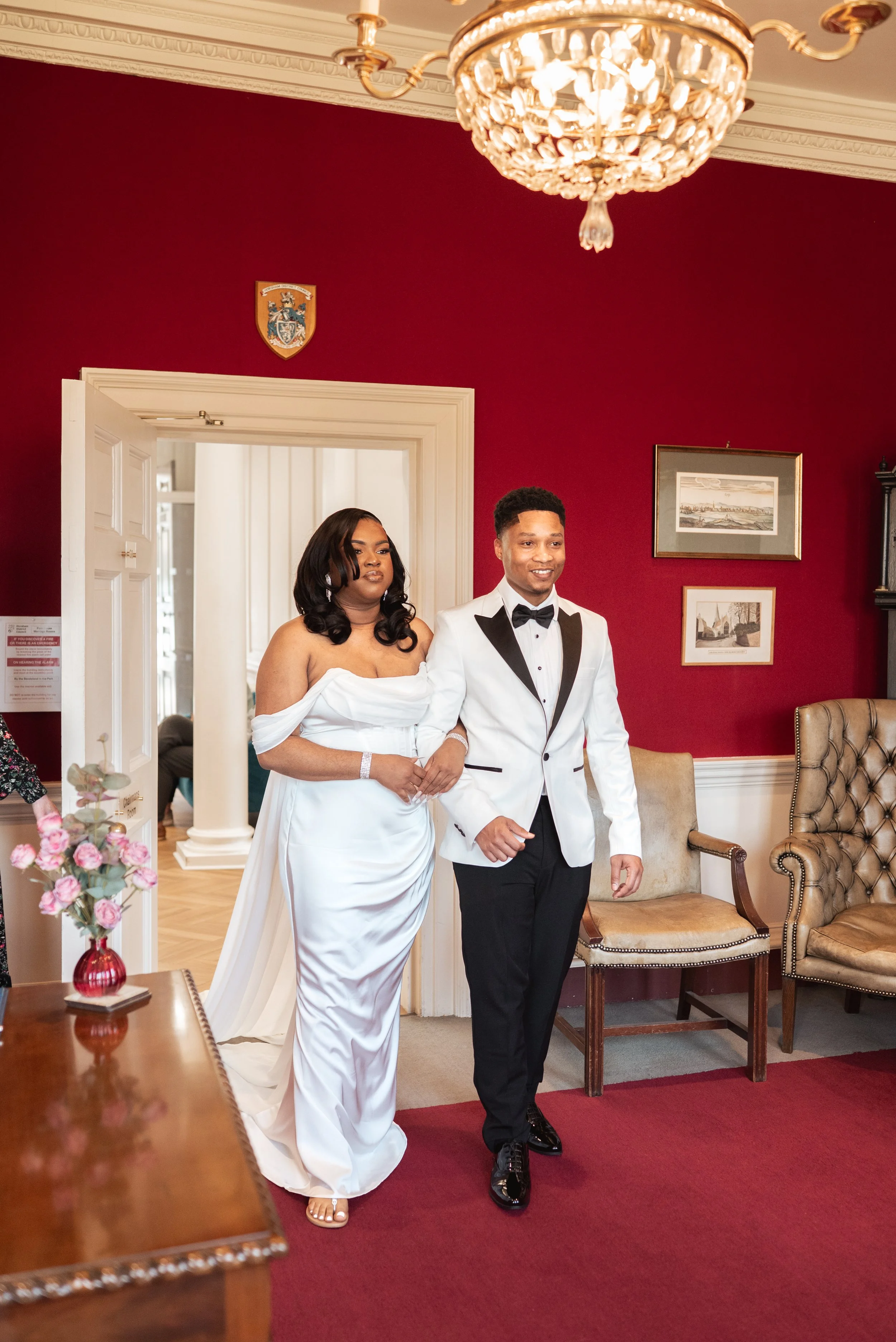 Horsham register office wedding chairmans room