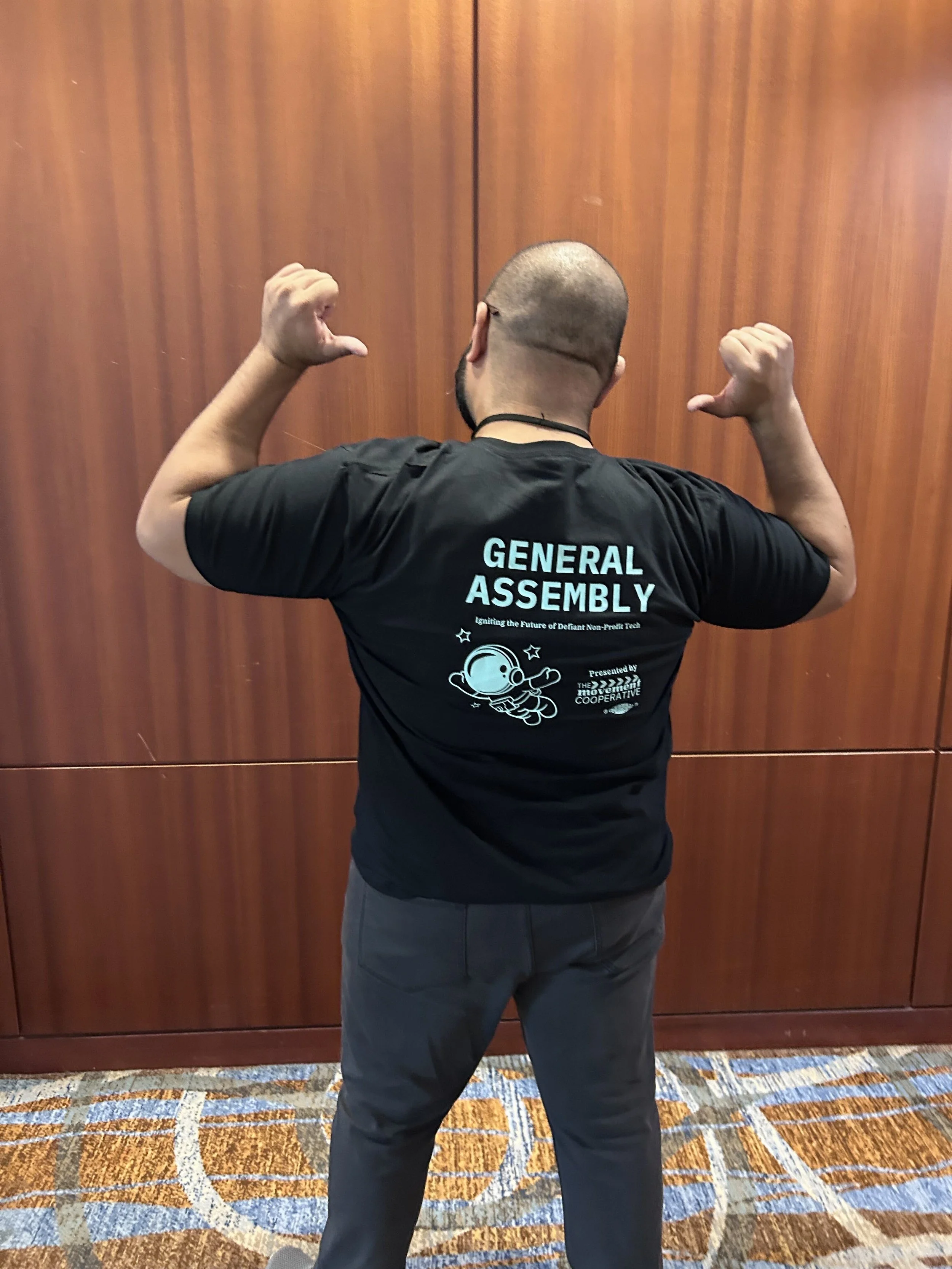 T-shirts designed for TMC's 2024 General Assembly