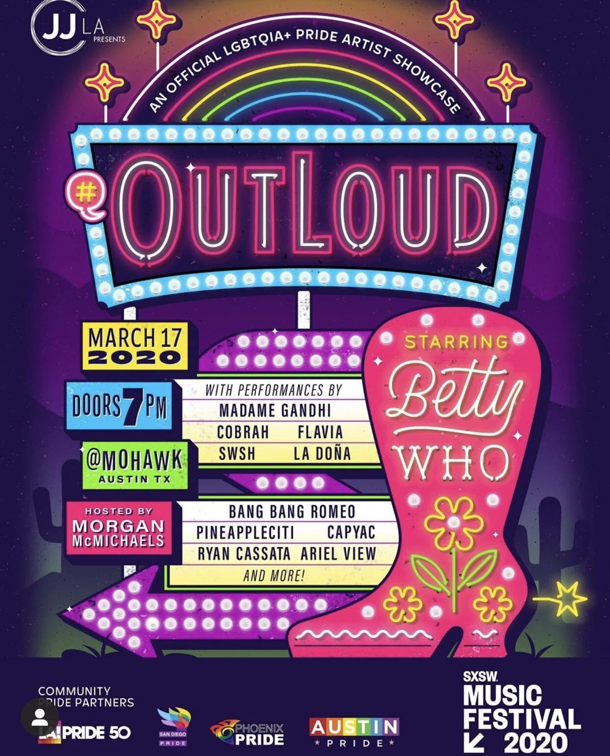 Betty Who x SXSW x OUTLOUD
