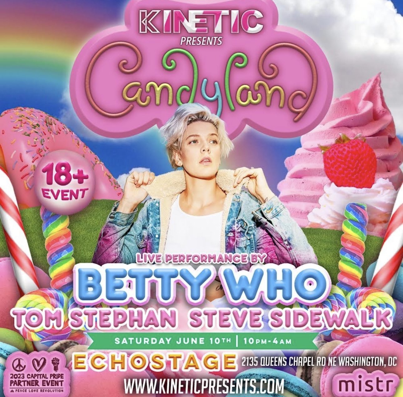 Betty Who x DC Pride KIENTIC CANDYLAND