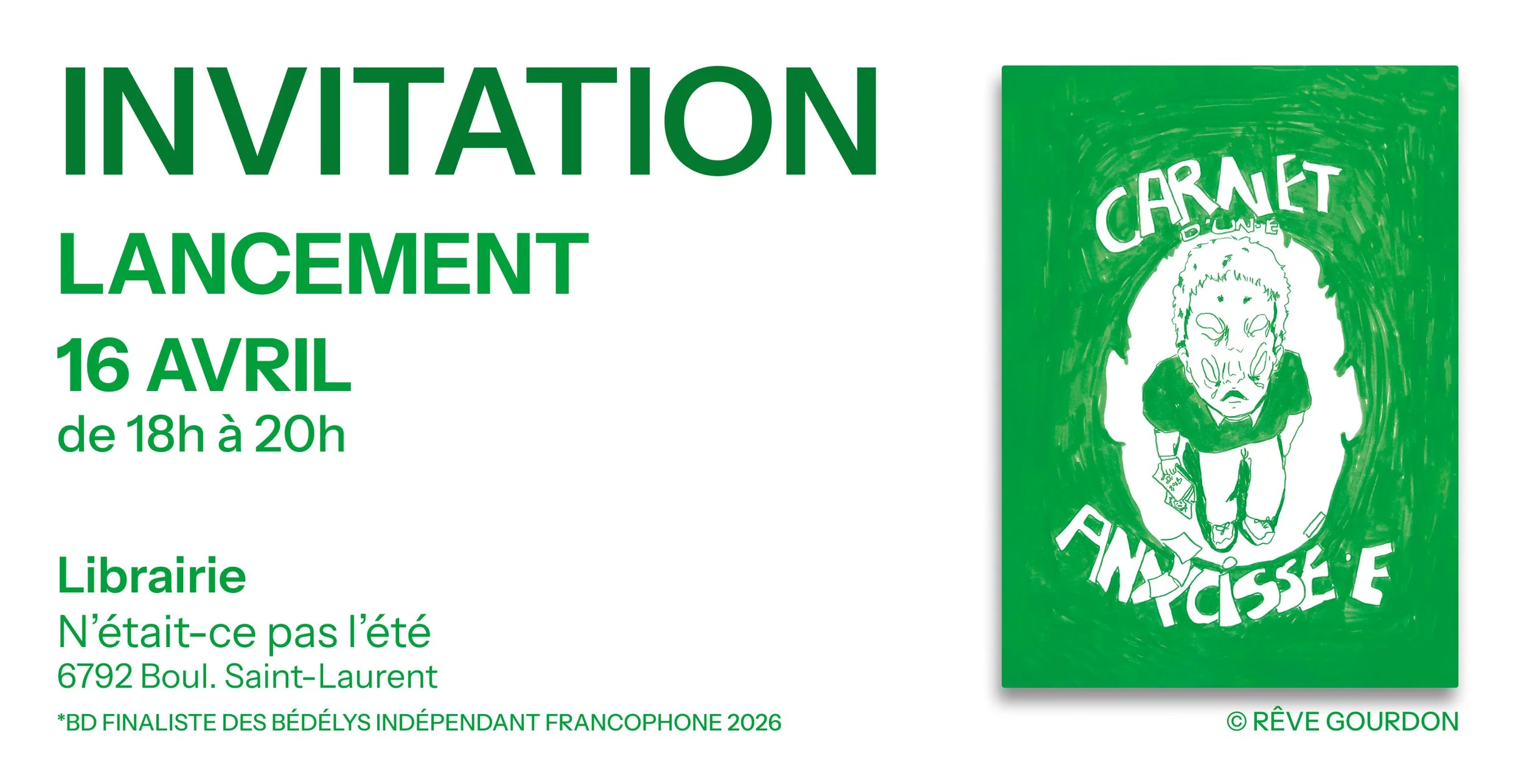 LANCEMENT // Carnet d'une anxoissé⸱e