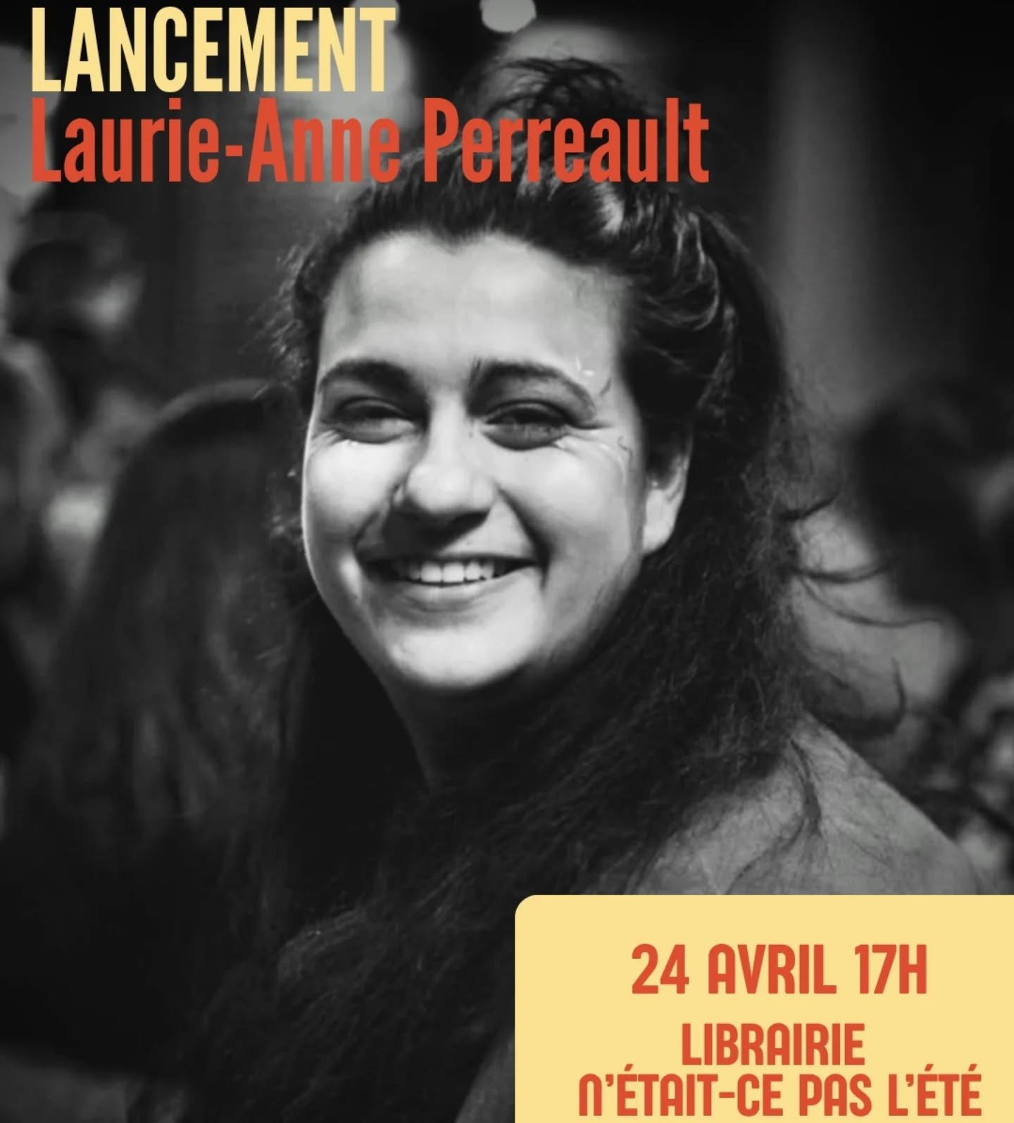 La librairie n&rsquo;&eacute;tait-ce pas l&rsquo;&eacute;t&eacute; a le plaisir de vous inviter au lancement du premier recueil de po&eacute;sie de Laurie-Anne Perreault, La tristesse est un plat qui se mange seul.e, publi&eacute; par les &eacute;dit