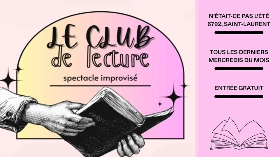 SOIRÉE D’IMPRO // Le club de lecture