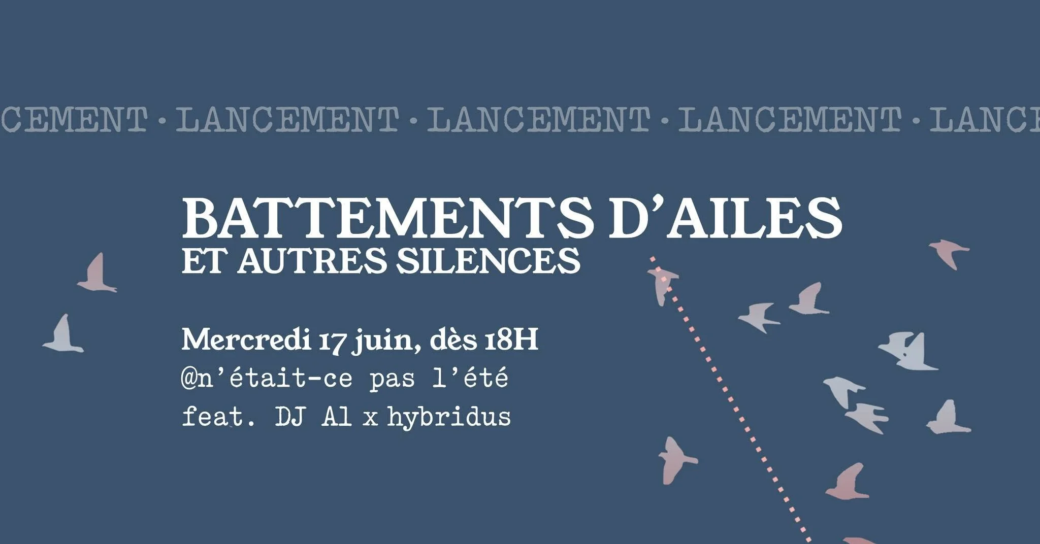 LANCEMENT // Battements d'ailes et autres silences, Andy Guénette