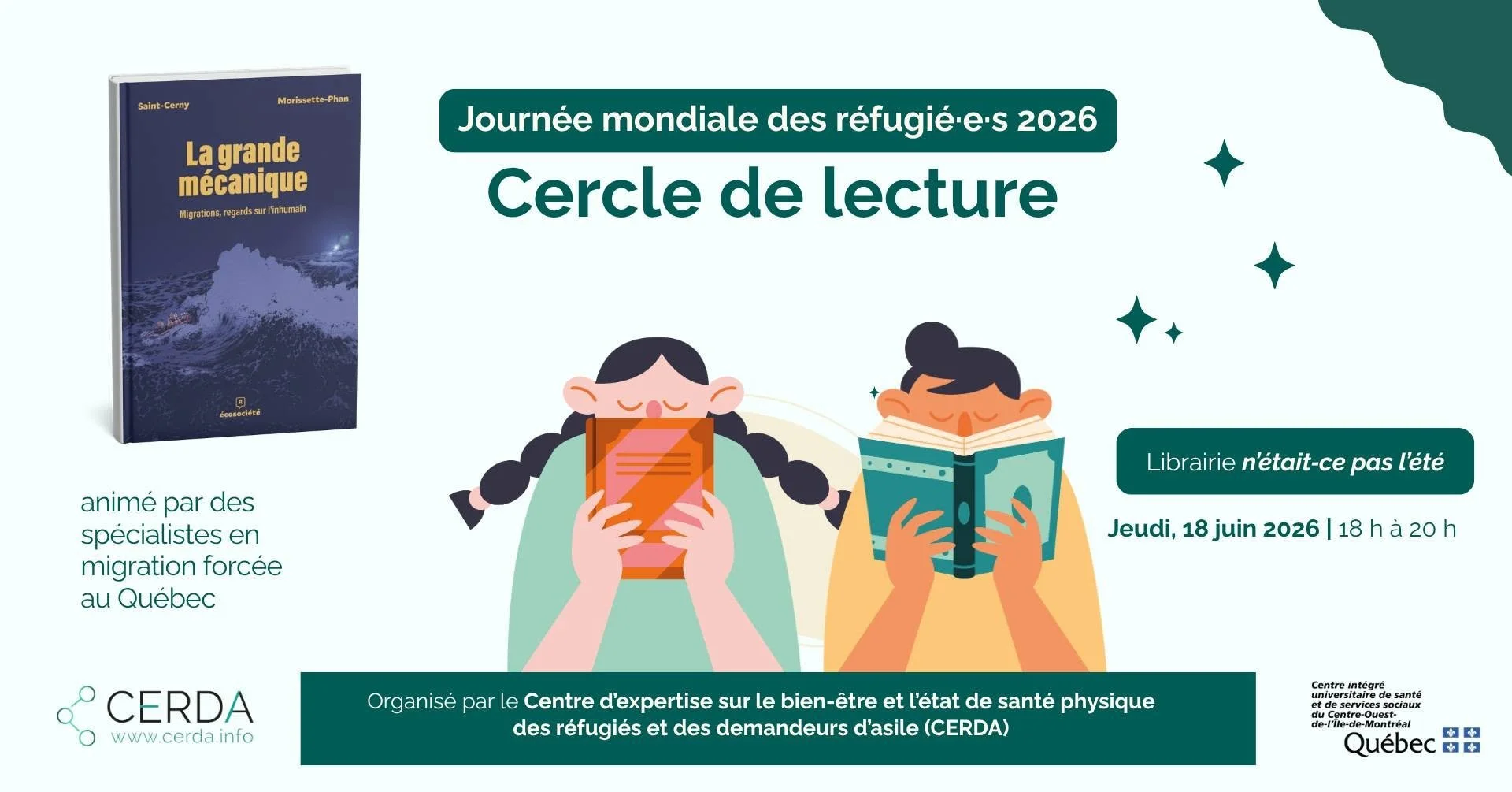 CERCLE DE LECTURE // Autour de "La grande mécanique"