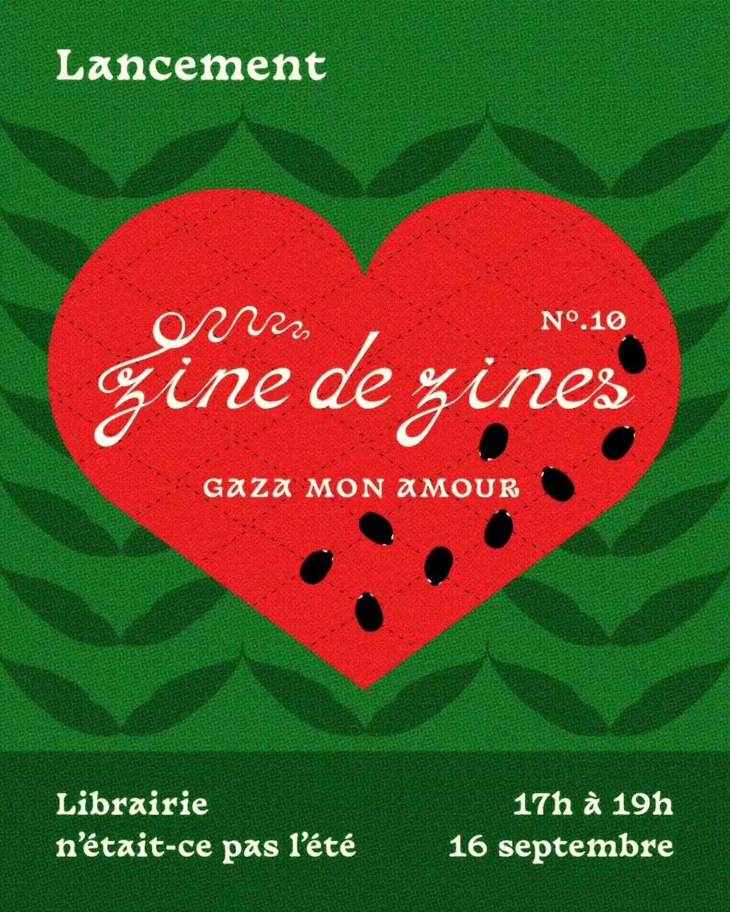 LANCEMENT // zine de zines #10 // spécial Gaza mon amour