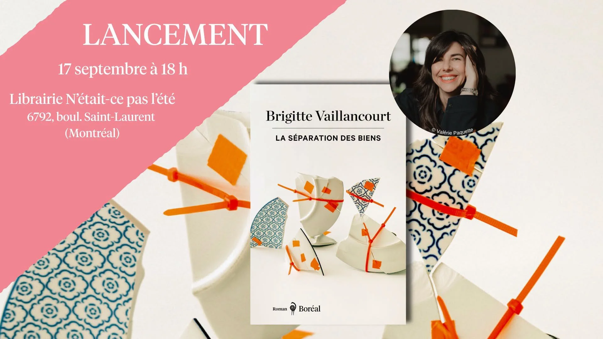 LANCEMENT // La séparation des biens, Brigitte Vaillancourt