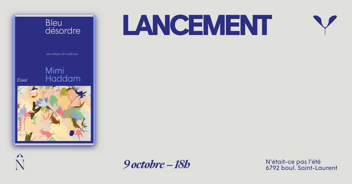 LANCEMENT // Bleu désordre, de Mimi Haddam