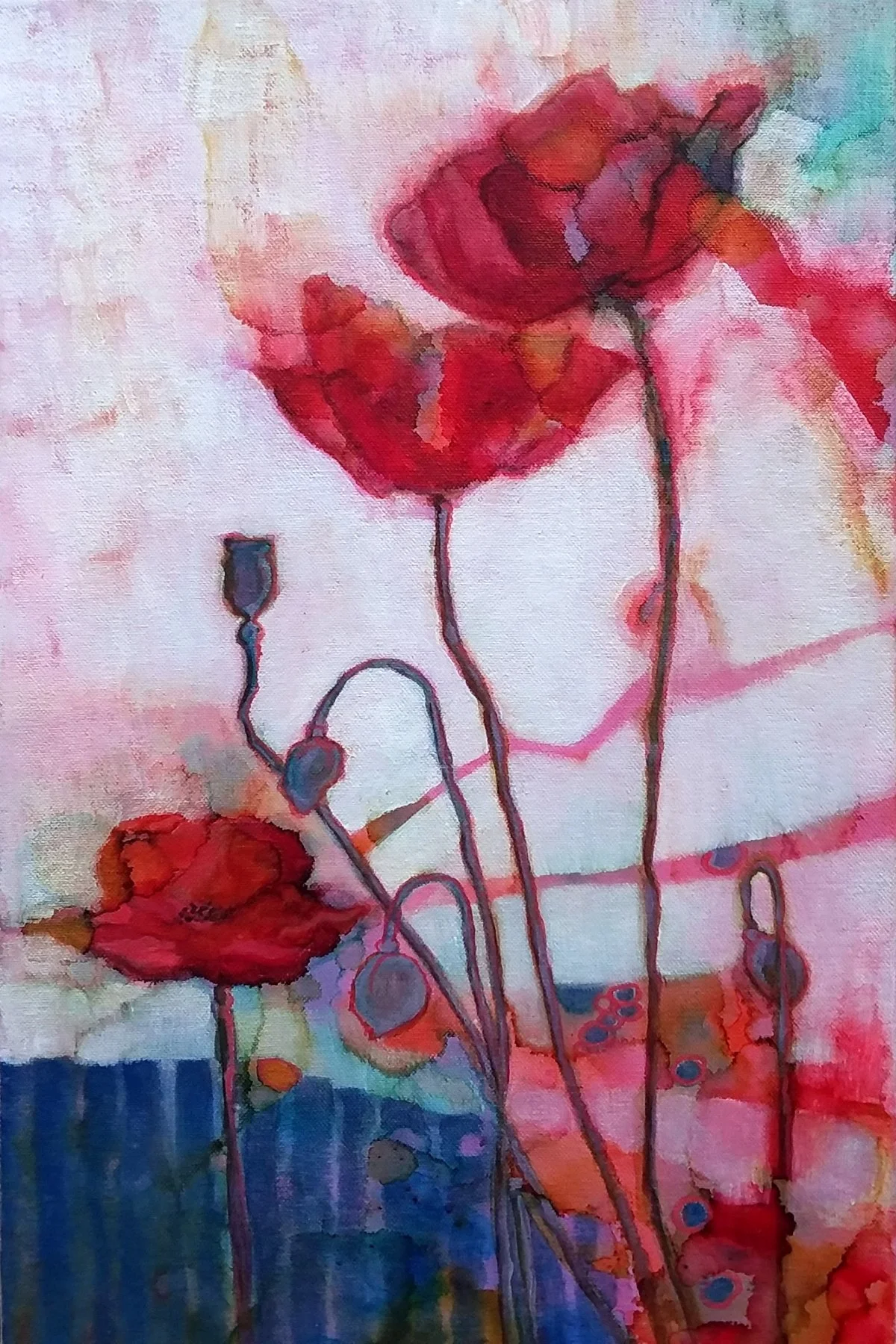 Poppies Ink and Acrylic.jpg