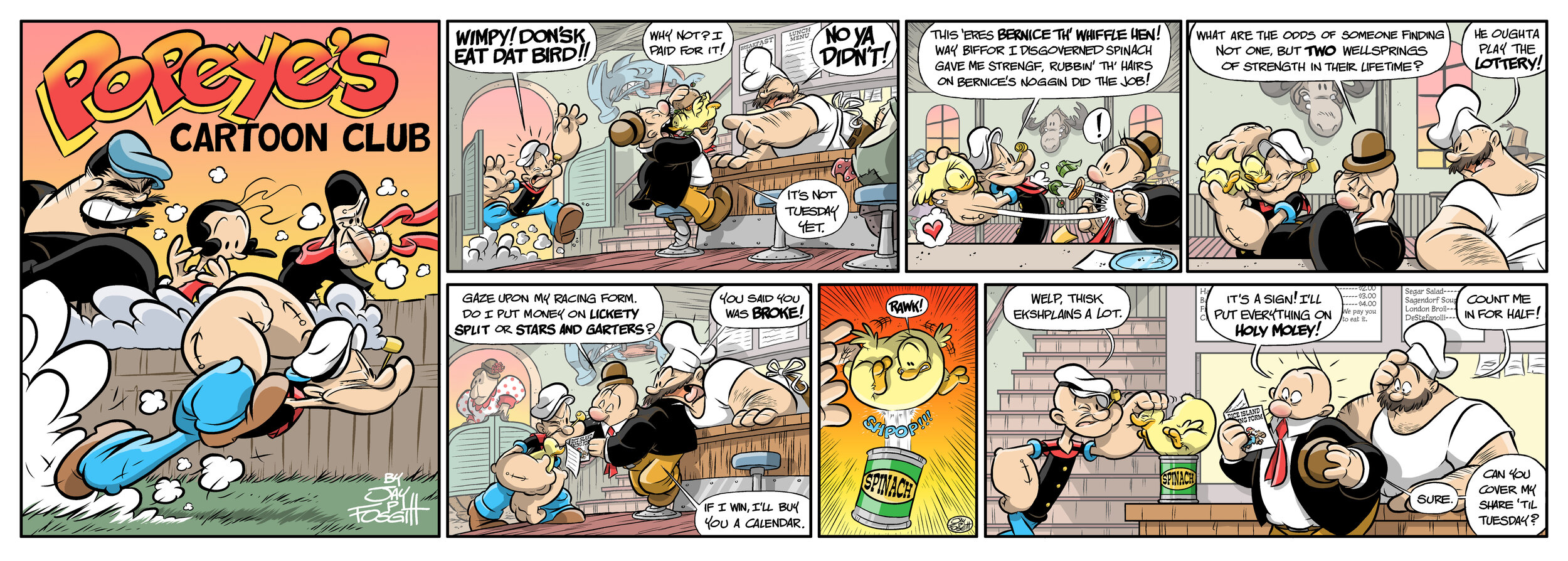 POPEYE (2019). KING FEATURES SYNDICATE