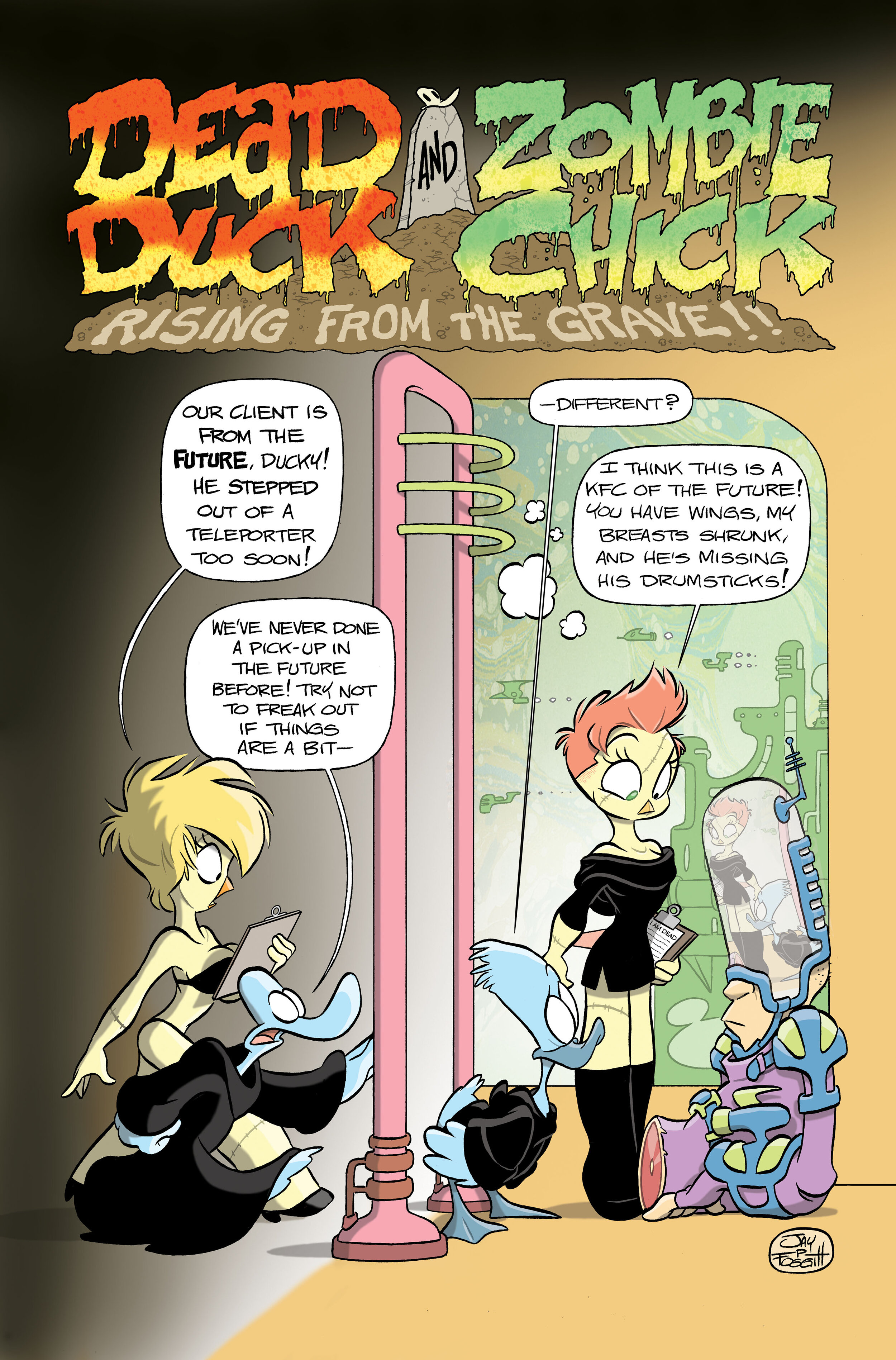 DEAD DUCK AND ZOMBIE CHICK #1 (2016). SOURCE POINT PRESS