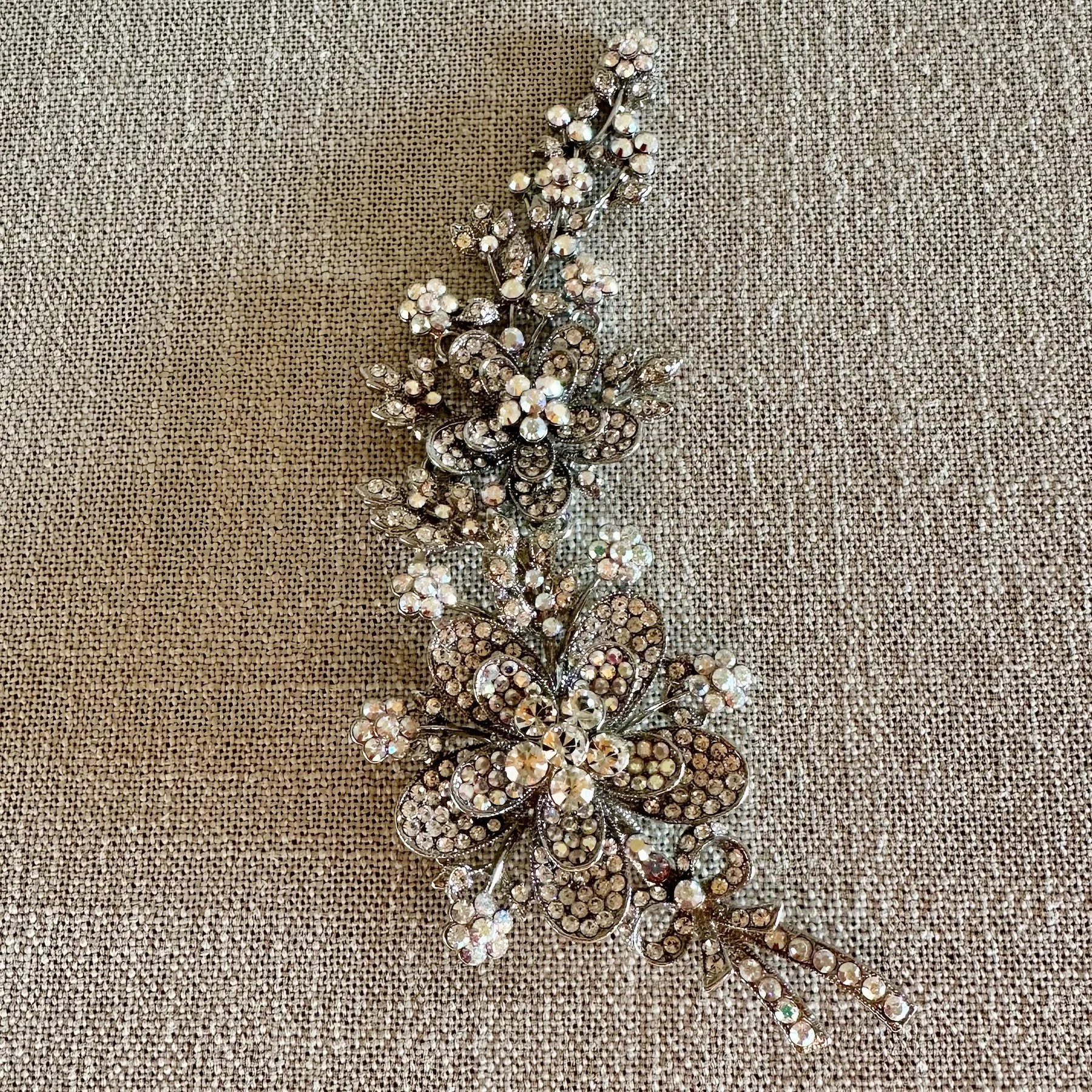 Vintage Butler & Wilson 40th Anniversery Rhinestone Brooch