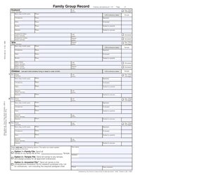 Free Charts and Templates - National Genealogical Society