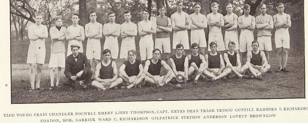  Source:  https://deadfred.com/photos/20498.jpg     Comments:  Young (Nee: ) | Me USA | 1901-1920 | Comments: Track Team 1908 Colby College, Waterville, Me -To see all the pictures in the YearBook click at thebottom of this page OR type COLBY in the 